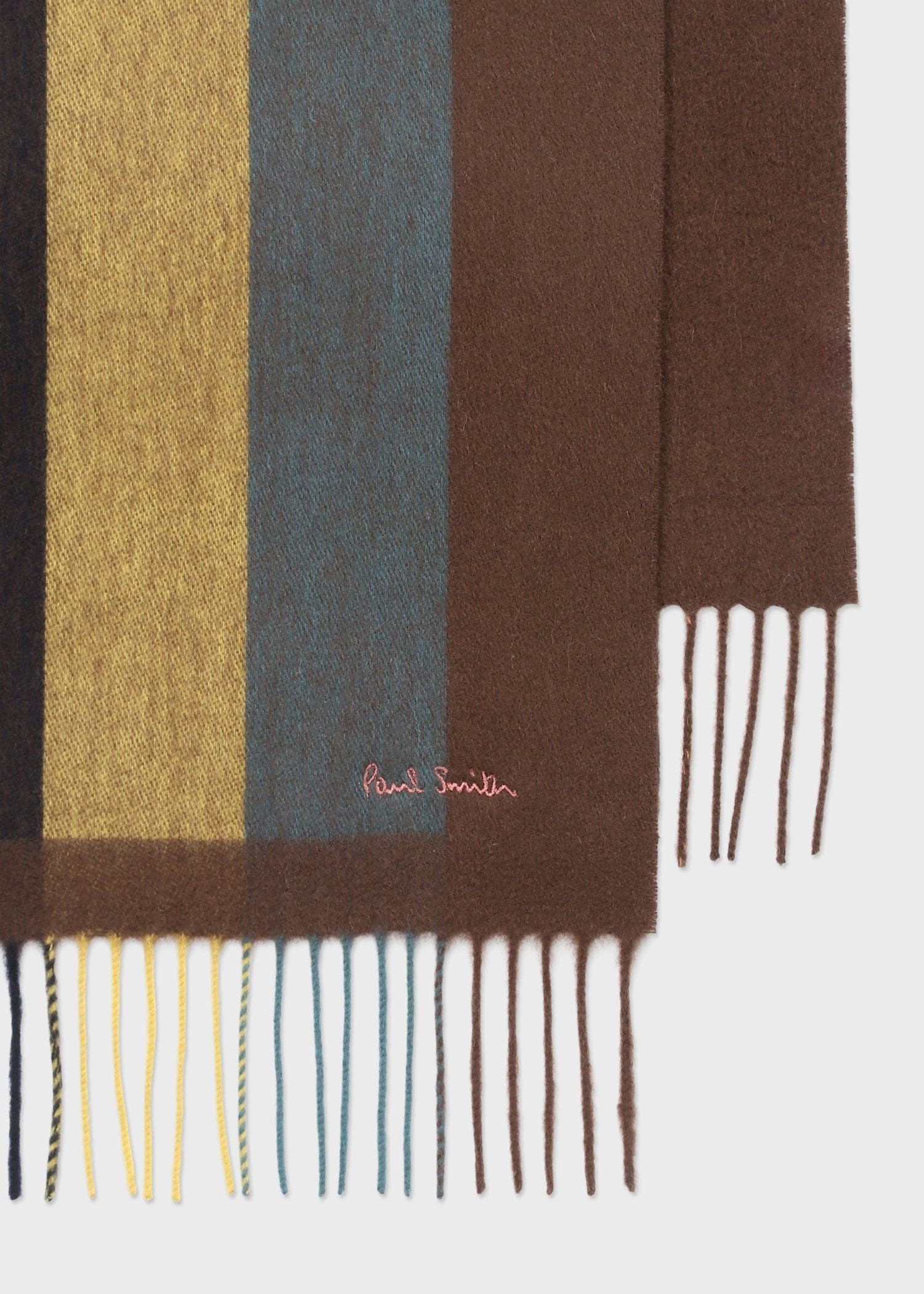 ビッグストライプ マフラー（オレンジ） ｜ポール・スミス