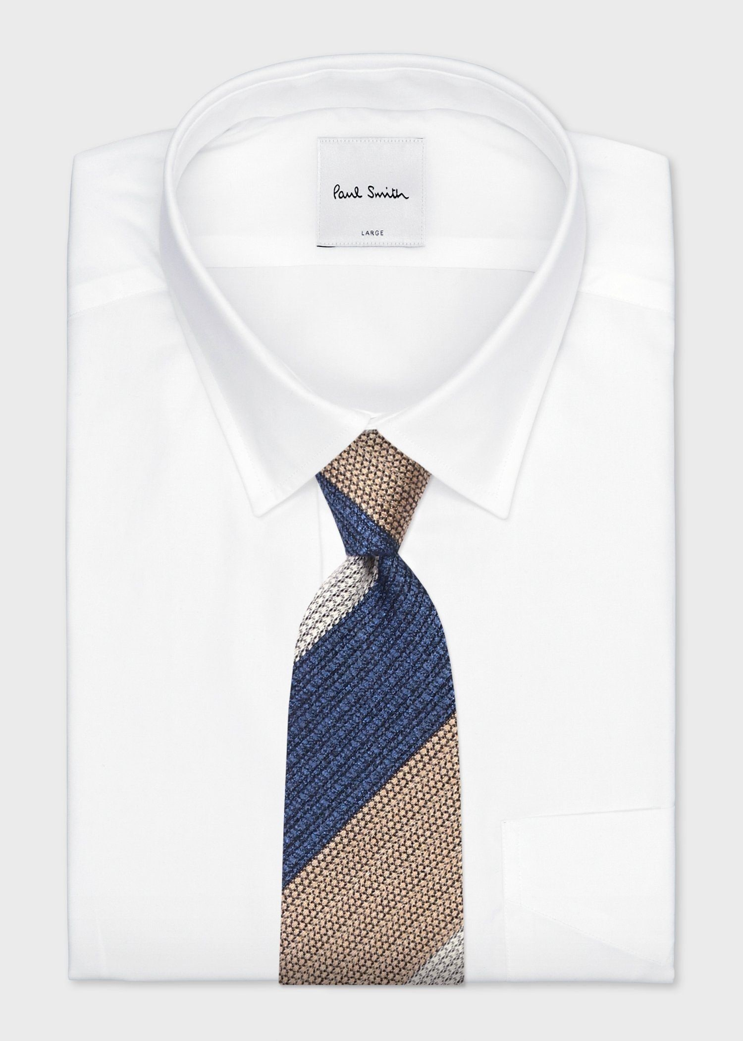 テクスチャード レジメンタル タイ