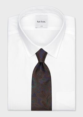 クラシックペイズリー タイ（ダークパープル） ｜ポール・スミス