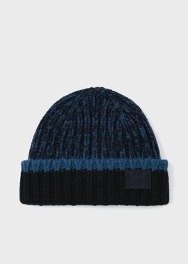 "Cropped Logo" ツイストヤーン ニットキャップ