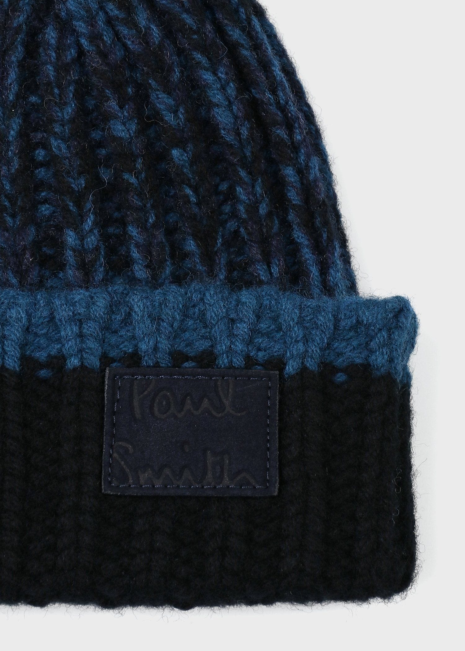 "Cropped Logo" ツイストヤーン ニットキャップ