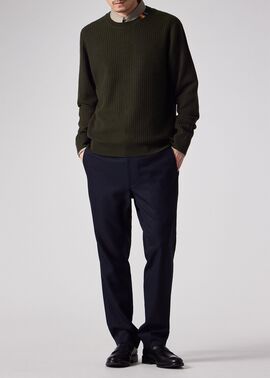 美品 ポールスミス マルチカラー ウール XL クルーネック ニット セーター 美品 ポールスミス マルチカラー ウール XL クルーネック ニット