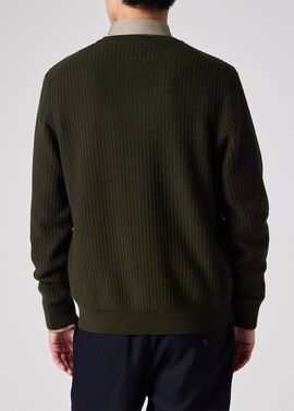 PSポールスミス マルチカラー ウール カーディガン M ダークグリーン すべてのウィメンズ PS Paul Smith アイテム一覧 ｜ポール・スミス