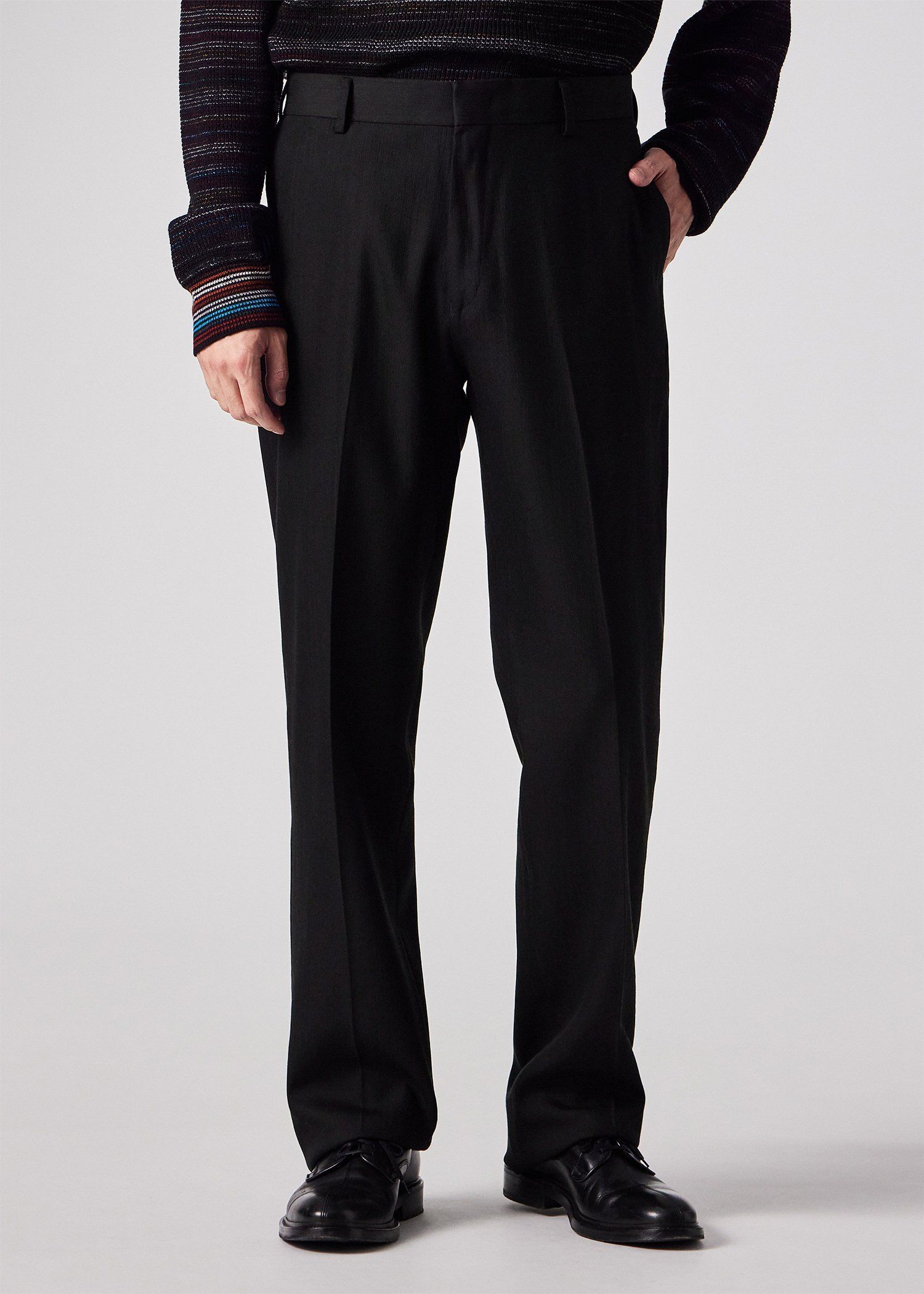 ドレープツイル ノータックトラウザーズ