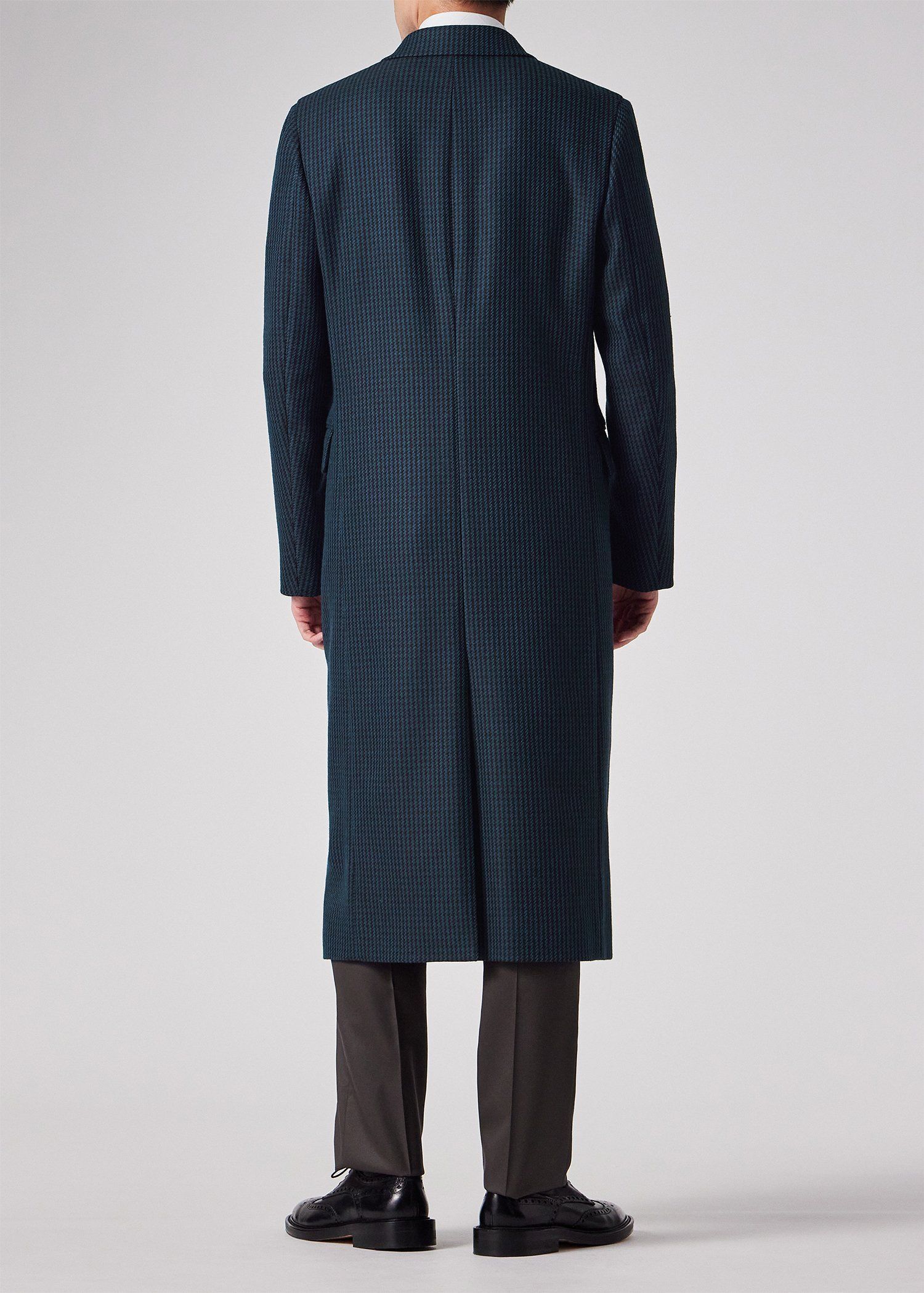 クラシックチェック ダブルチェスターコート