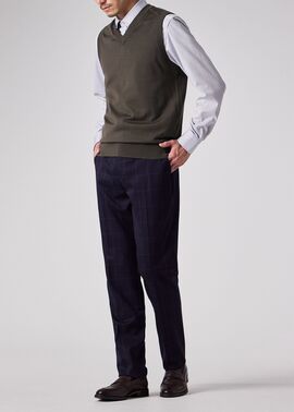 美品／ ニットベスト Mサイズ improves ニット ベスト Vネック ビッグシルエット ゆったり 大きい