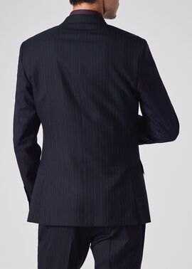 オルタネイトストライプ シングル2Bスーツ（ネイビー） ｜ポール・スミス