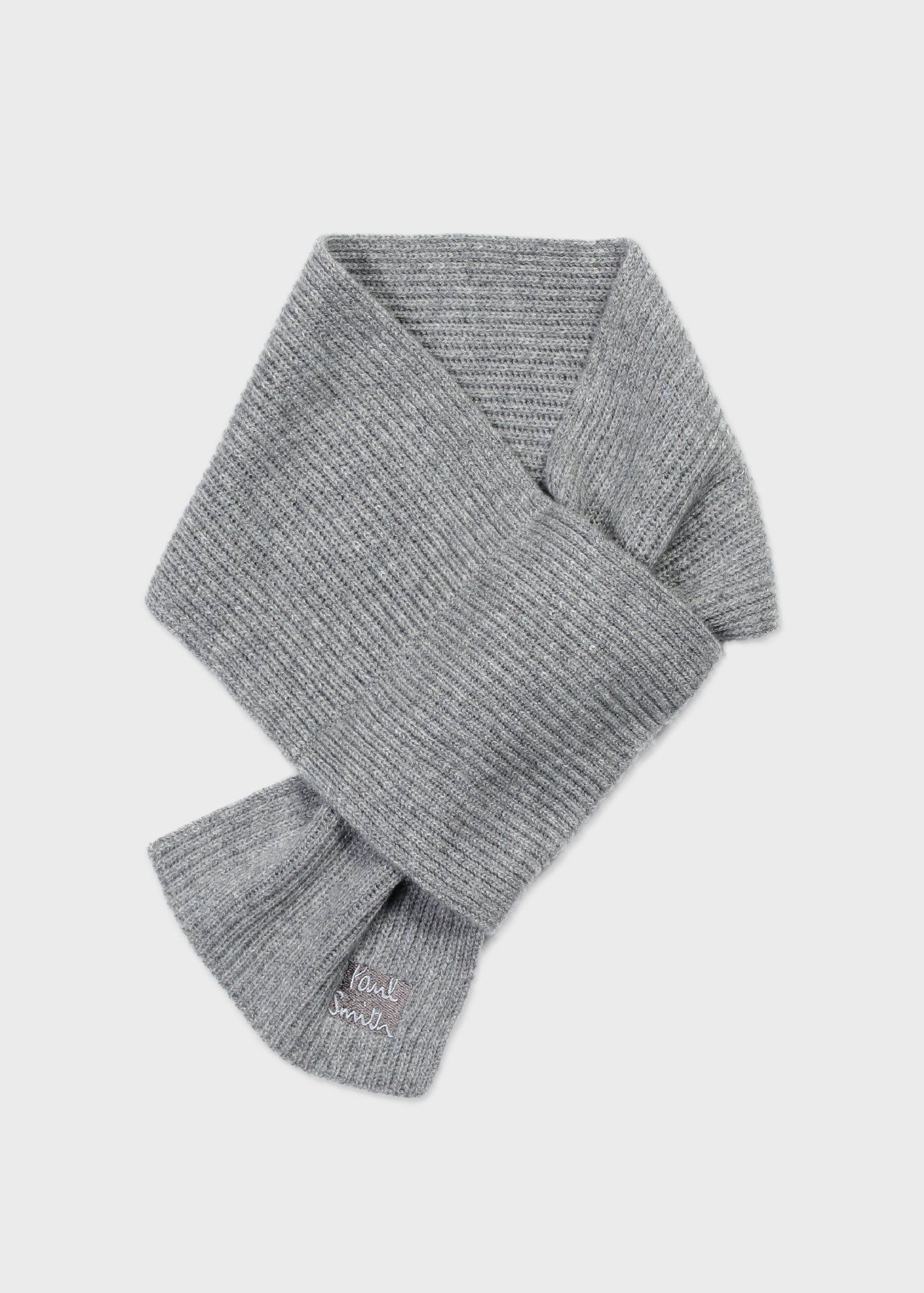 "Cropped Logo" ショートマフラー