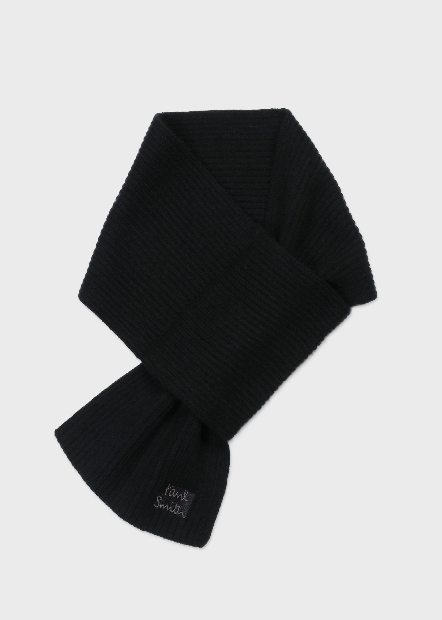 "Cropped Logo" ショートマフラー