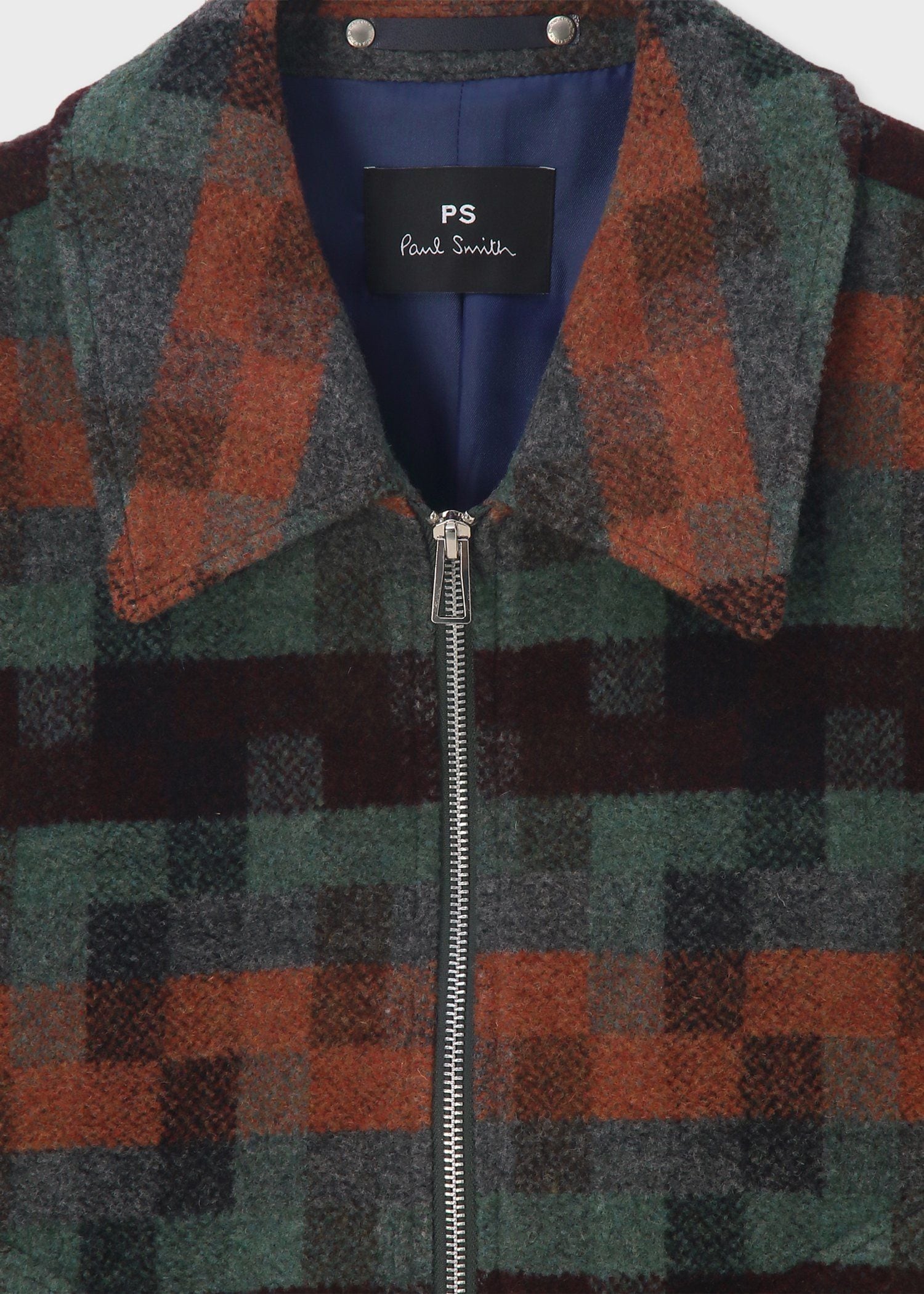 モザイクボーダー ツィードブルゾン ｜ポール・スミス