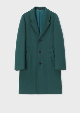 ブラッシュドメルトンツイル チェスターコート