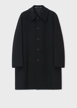 カシミヤビーバー ステンカラーコート