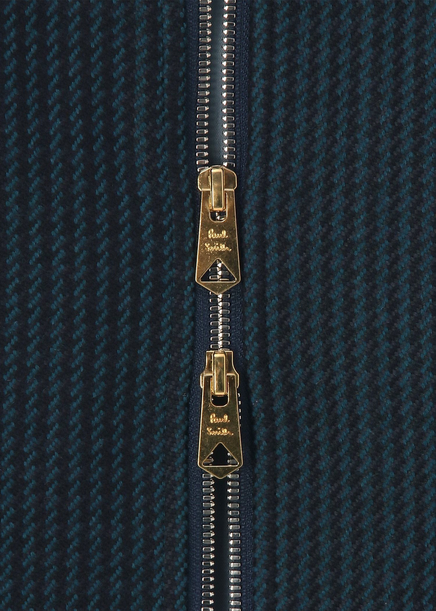 クラシックチェック スタンドカラーブルゾン