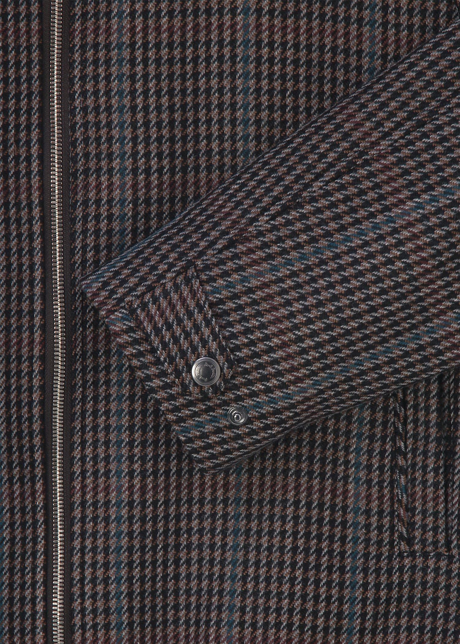 クラシックチェック スタンドカラーブルゾン