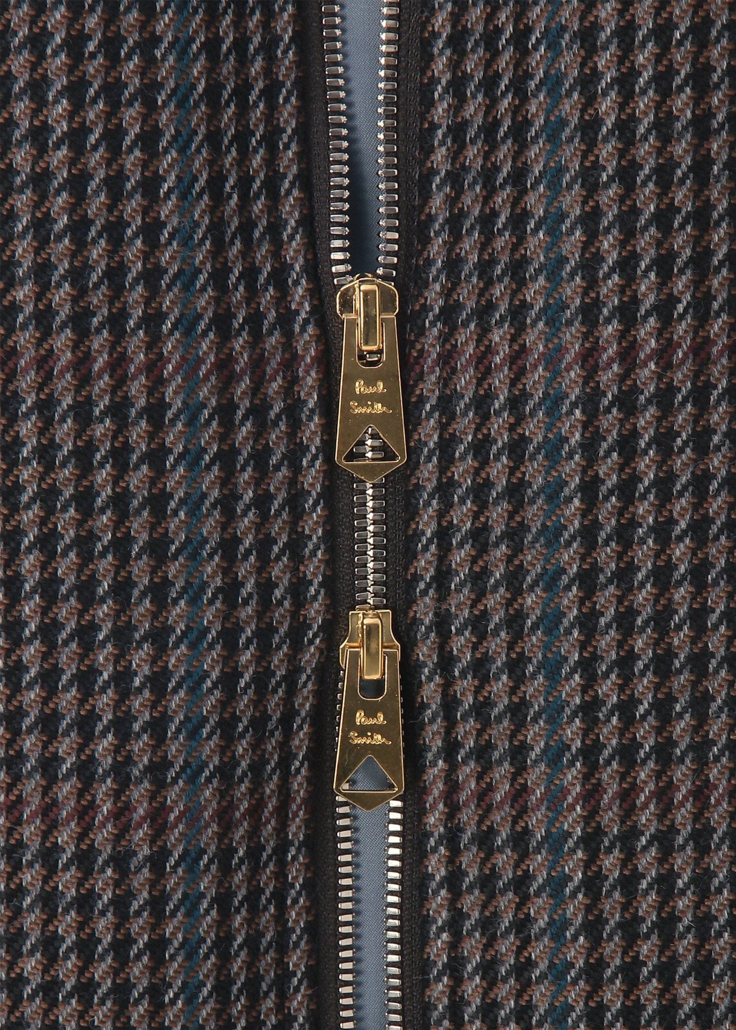 クラシックチェック スタンドカラーブルゾン