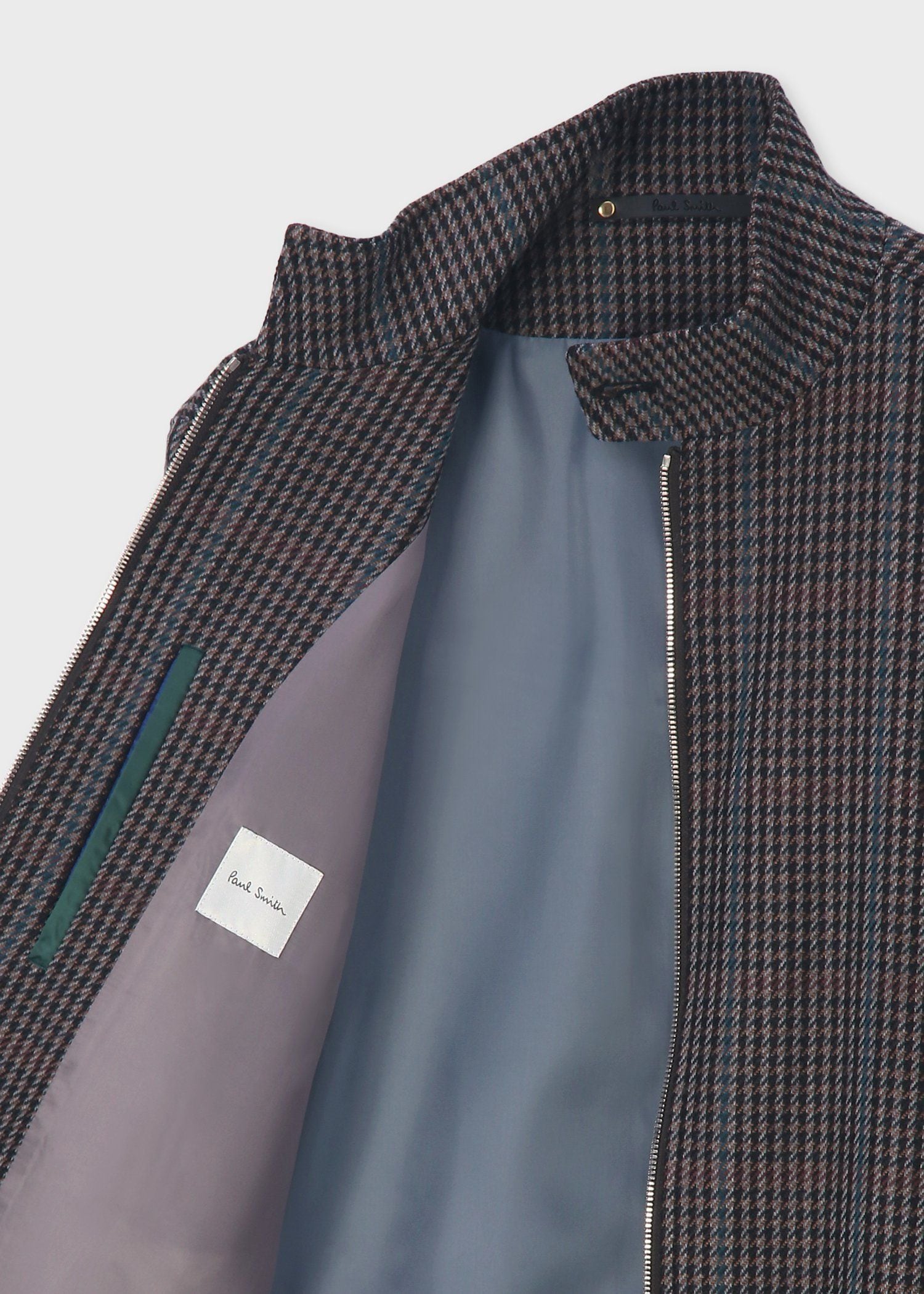 クラシックチェック スタンドカラーブルゾン