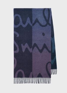 ウィメンズ グラデーション ロゴ マフラー