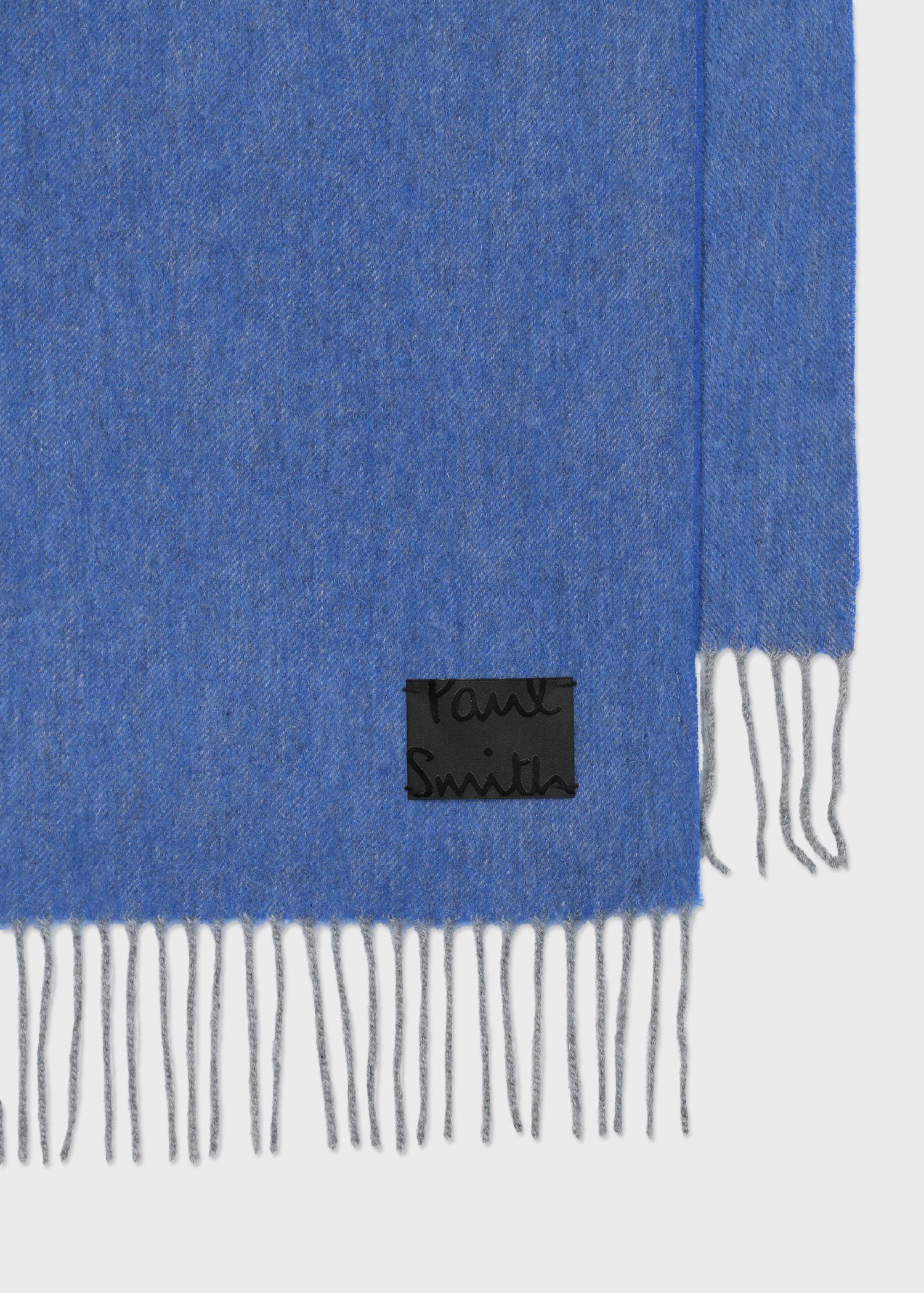 "Cropped Logo" カシミヤブレンド マフラー