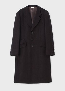 ワイドヘリンボーンカシミヤ チェスターコート ｜ポール・スミス