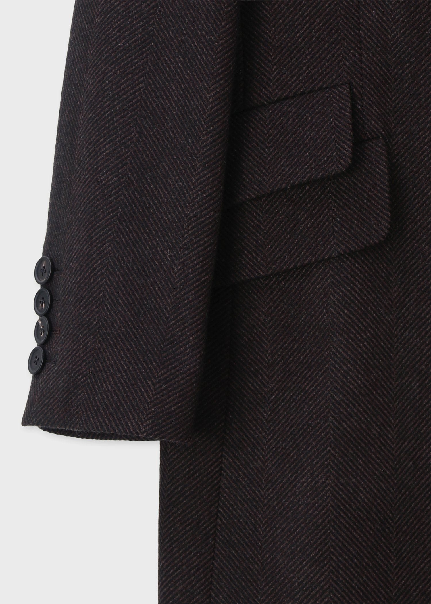 ワイドヘリンボーンカシミヤ チェスターコート ｜ポール・スミス