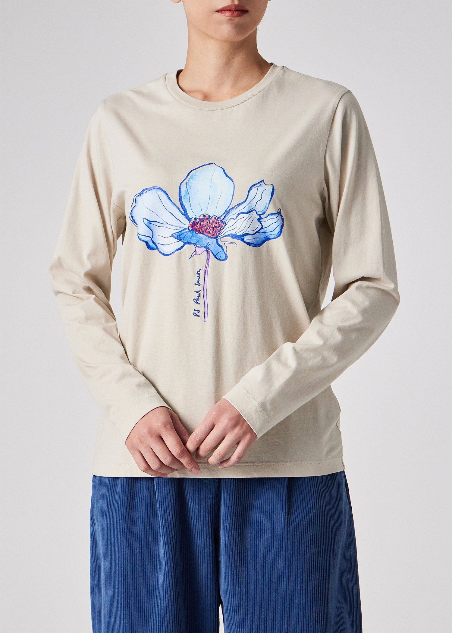 ウィメンズ シングル ブルーム 長袖Tシャツ