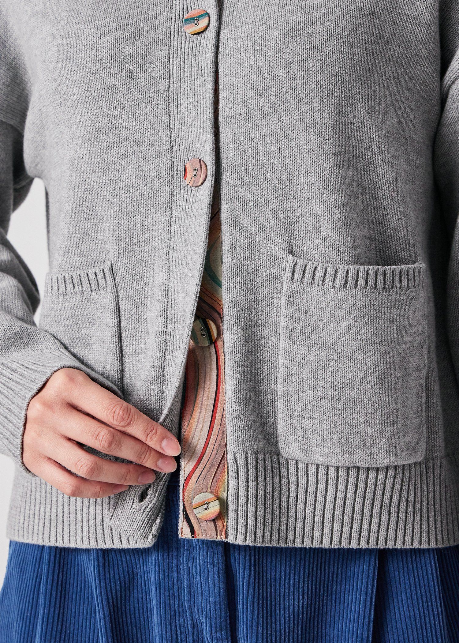 ウィメンズ スワール ボタン カーディガン