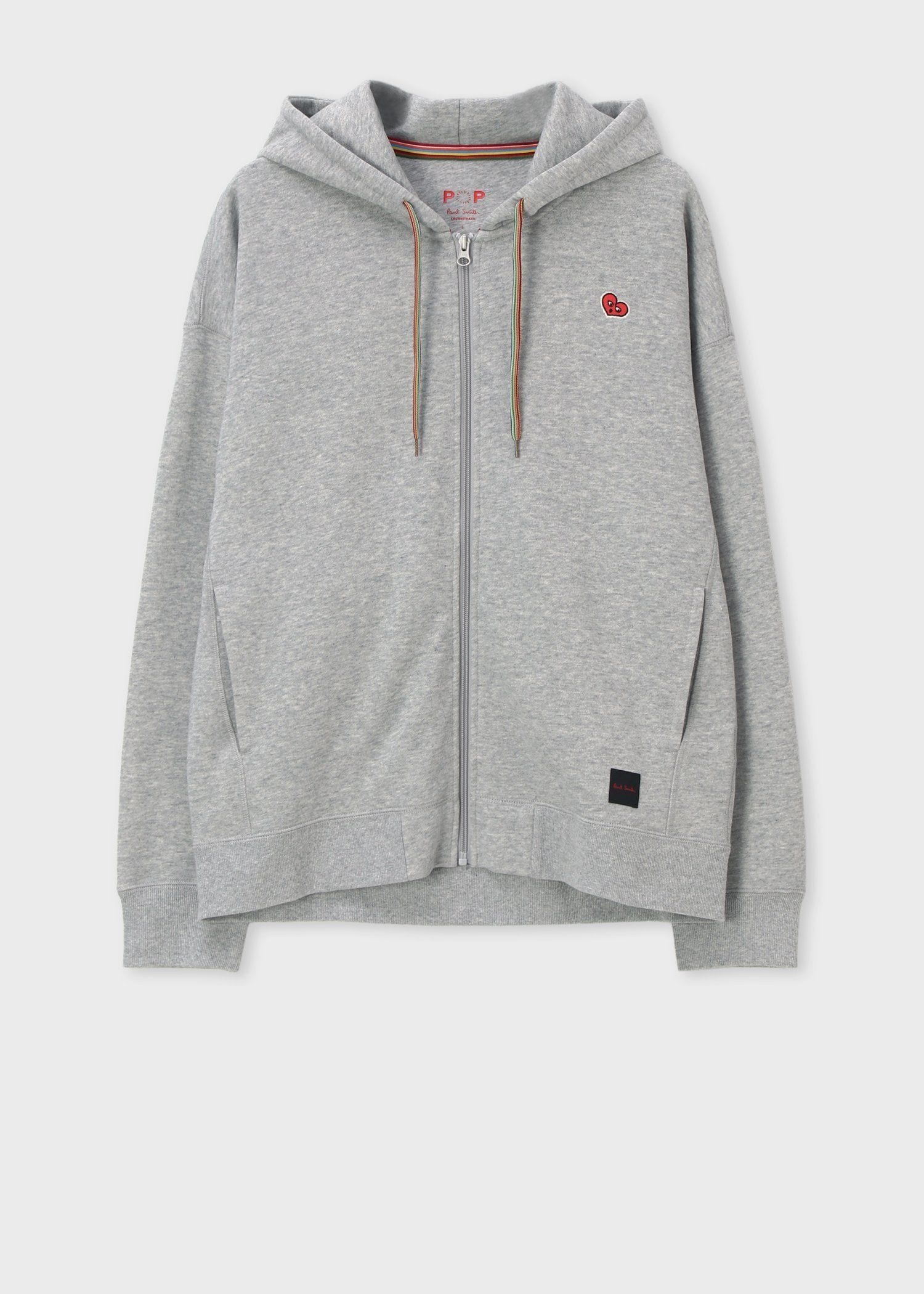 "Character hearts" ジップアップパーカ