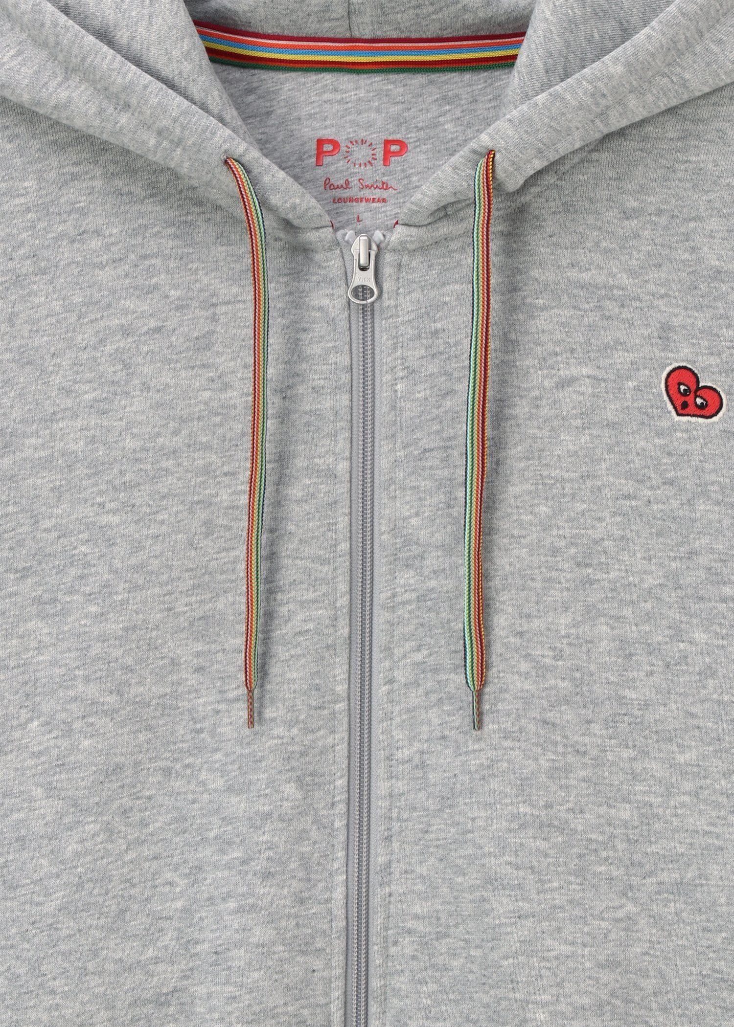 "Character hearts" ジップアップパーカ