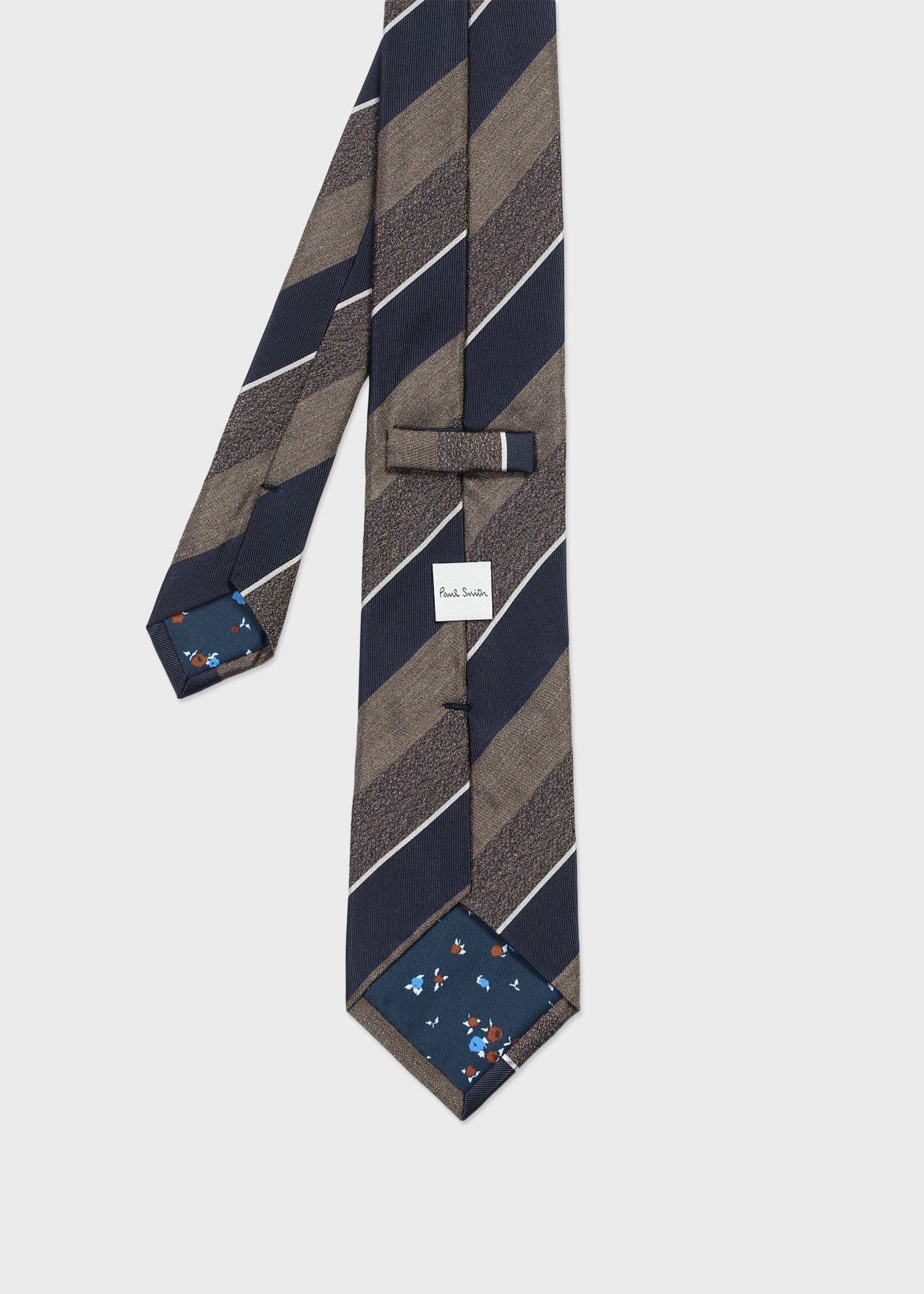 テクスチャードミックス レジメンタル タイ