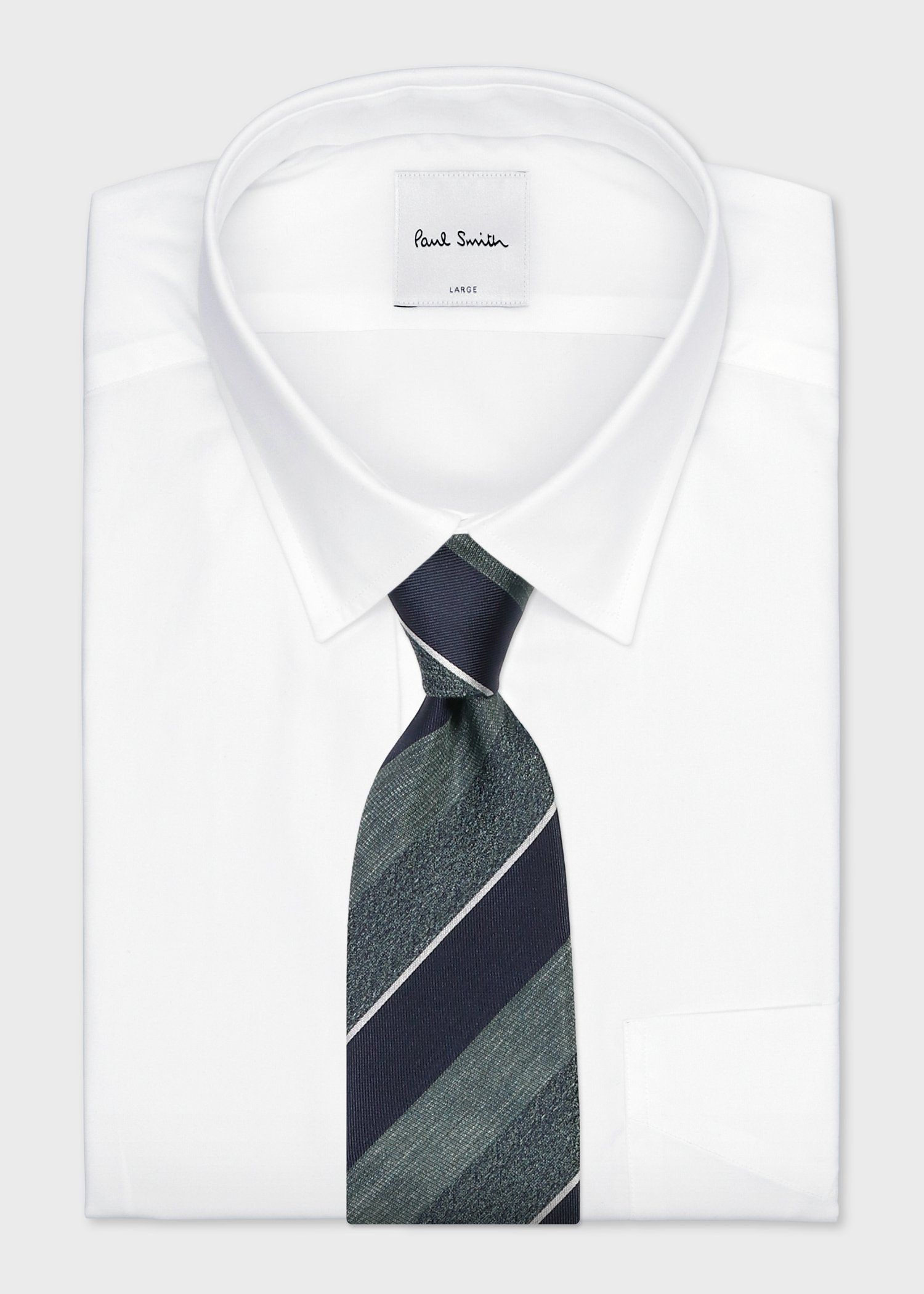 テクスチャードミックス レジメンタル タイ