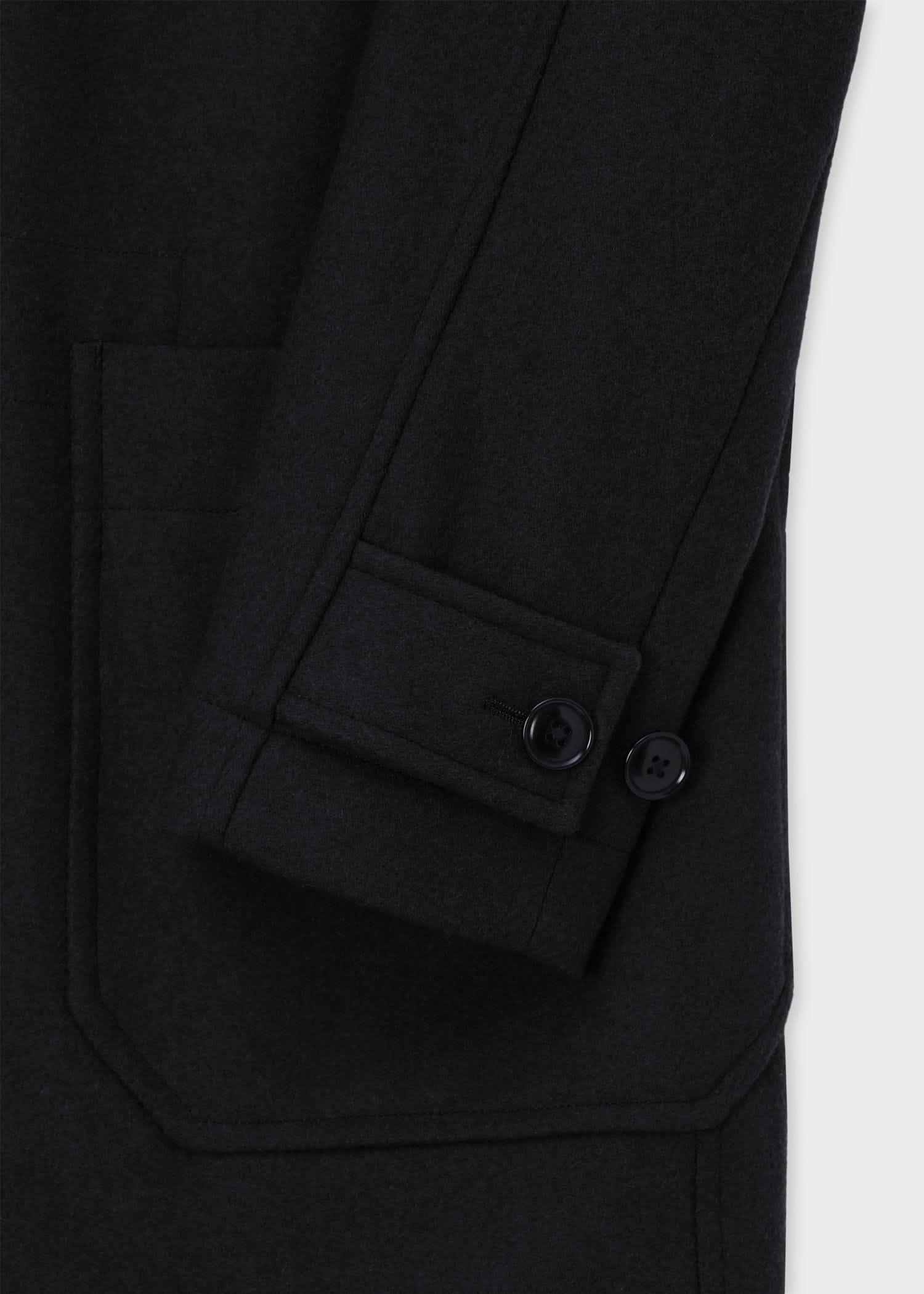 ブラッシュドメルトンツイル フーデッドコート