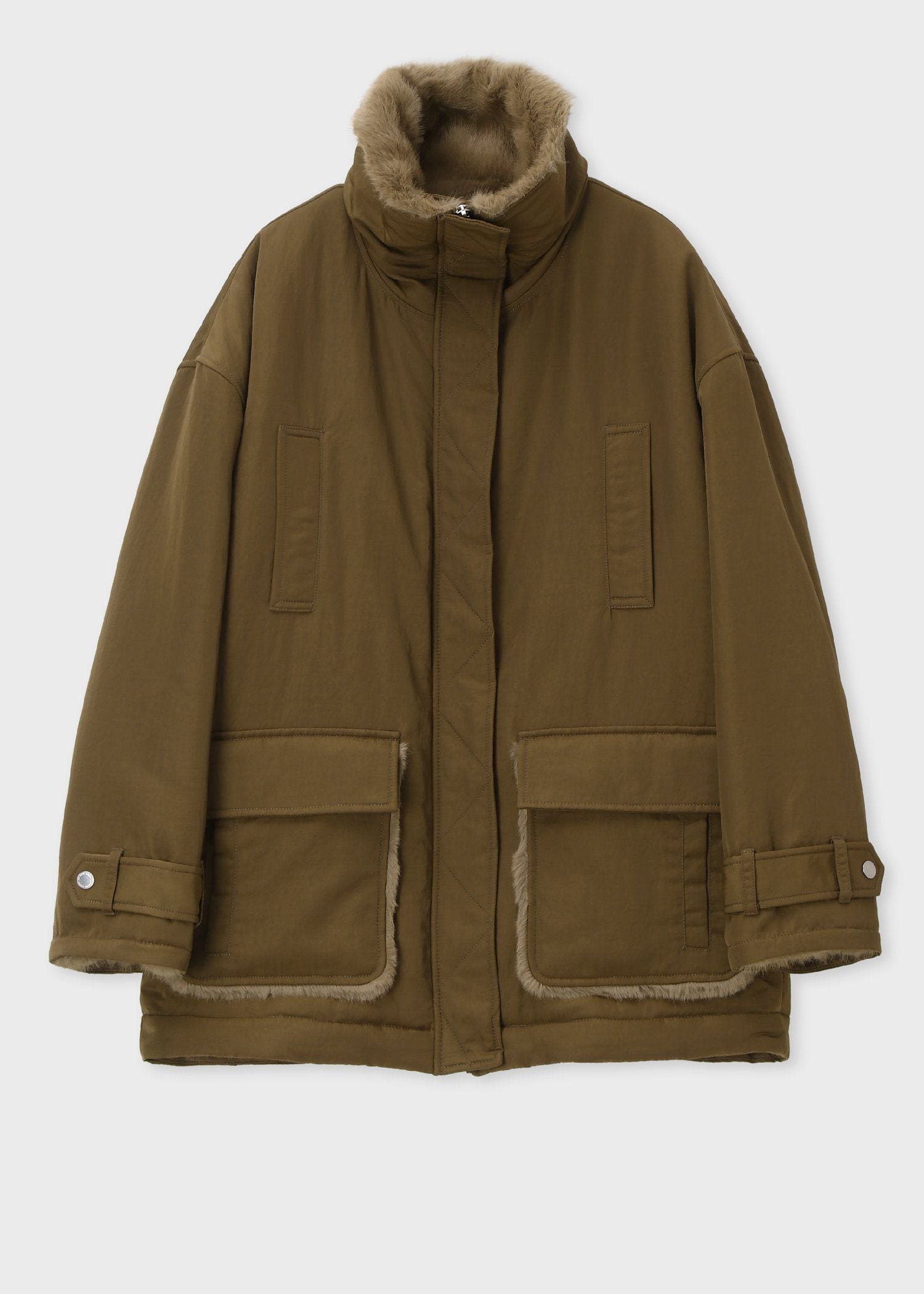 ウィメンズ フェイクファー カジュアルコート ｜ポール・スミス