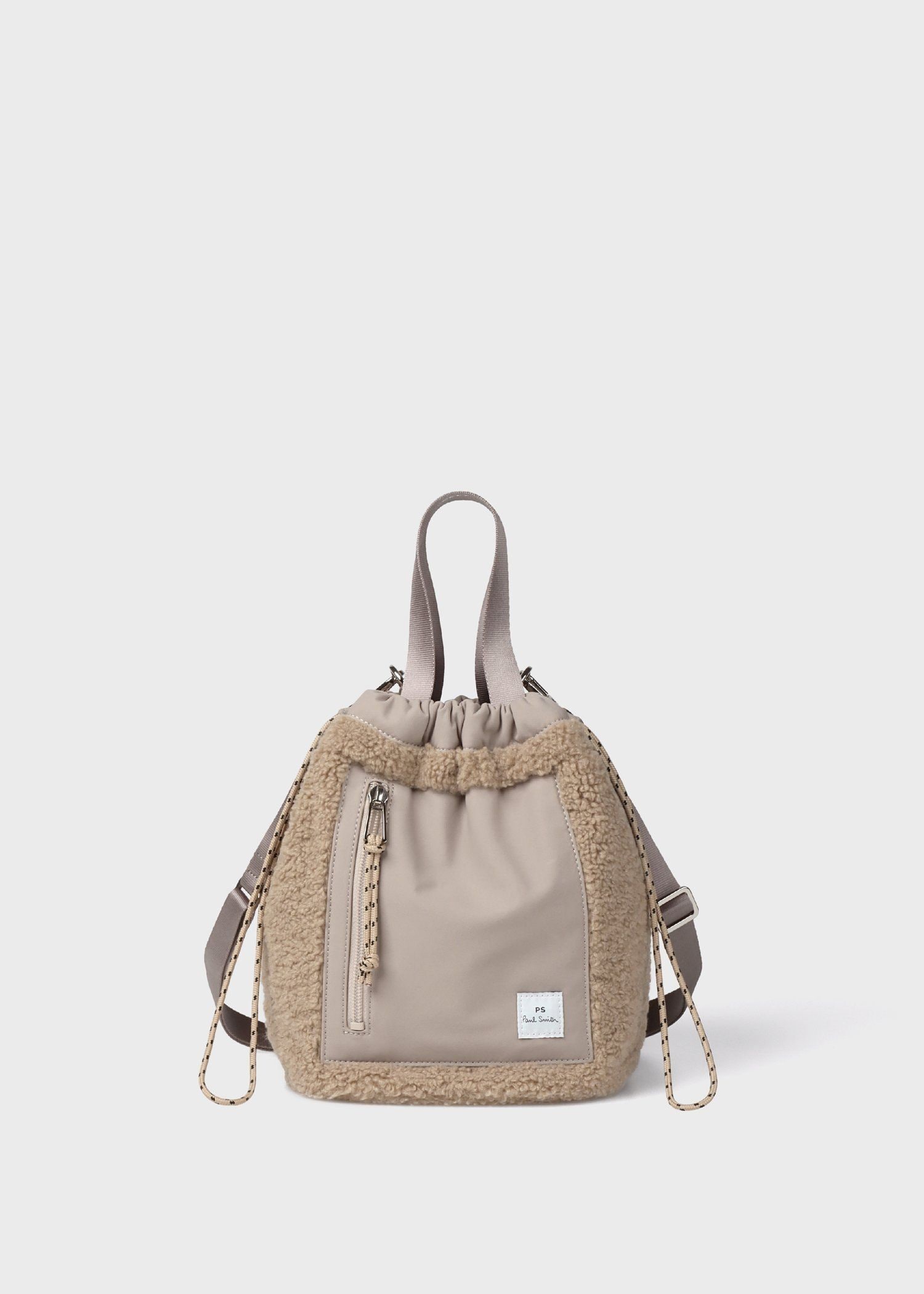 PS Paul Smith ボア ショルダーバッグ（ベージュ） ｜ポール・スミス