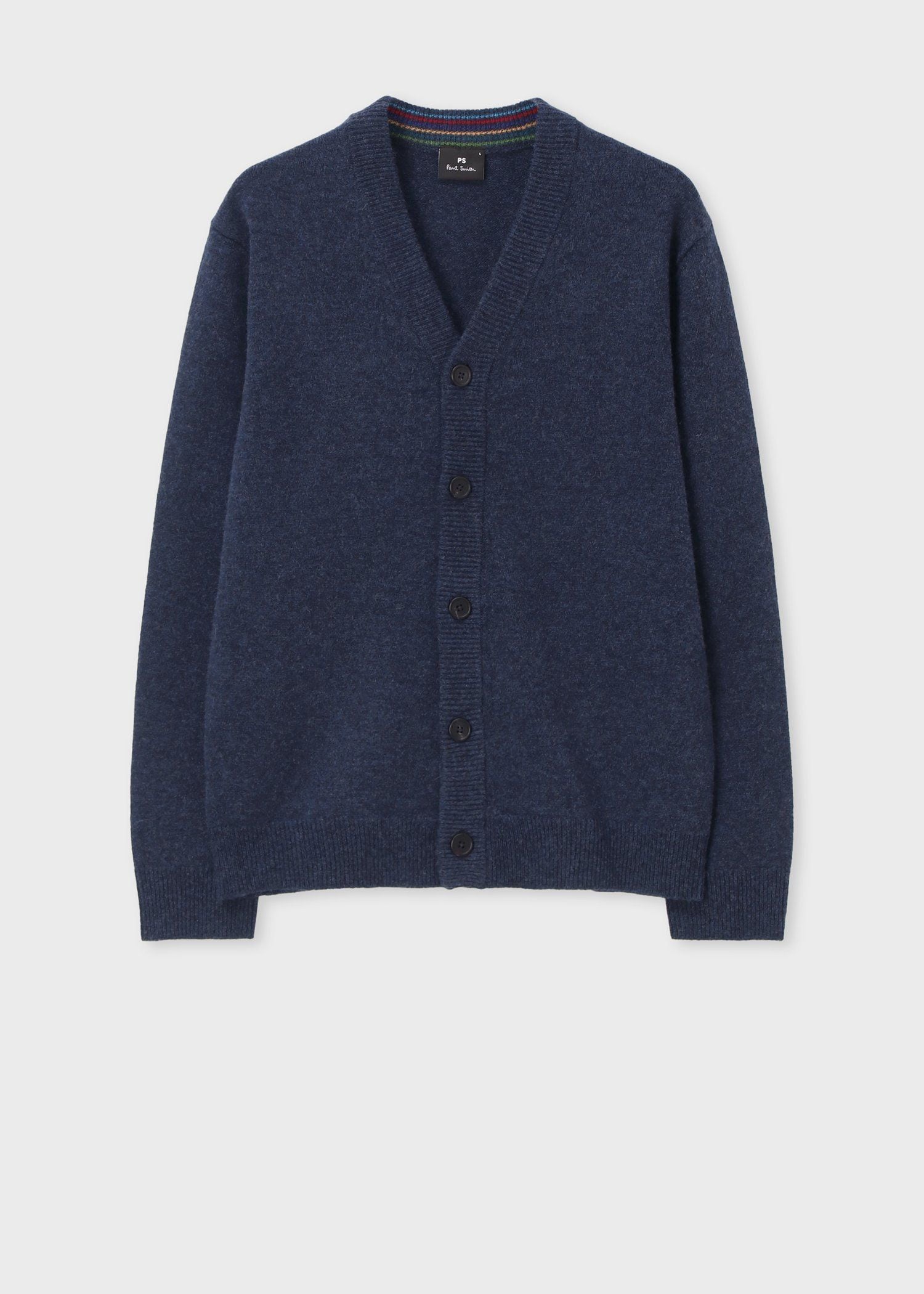 美品 L ポールスミス 近年 裏地ボア ハイネック ニット カーディガン 美品 L ポールスミス 近年 裏地ボア ハイネック ニット カーディガン