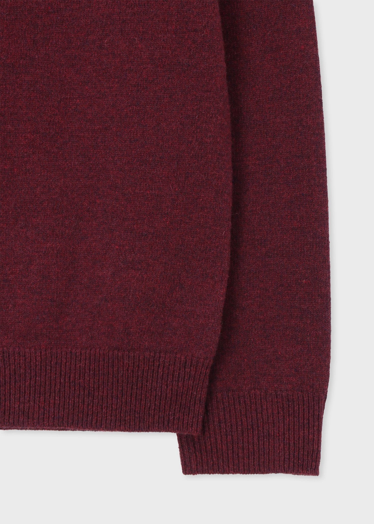 専用ページ新品 PS Paul Smith バーガンディ カーディガン スポーツストライプ Vネックカーディガン（バーガンディ） ｜ポール