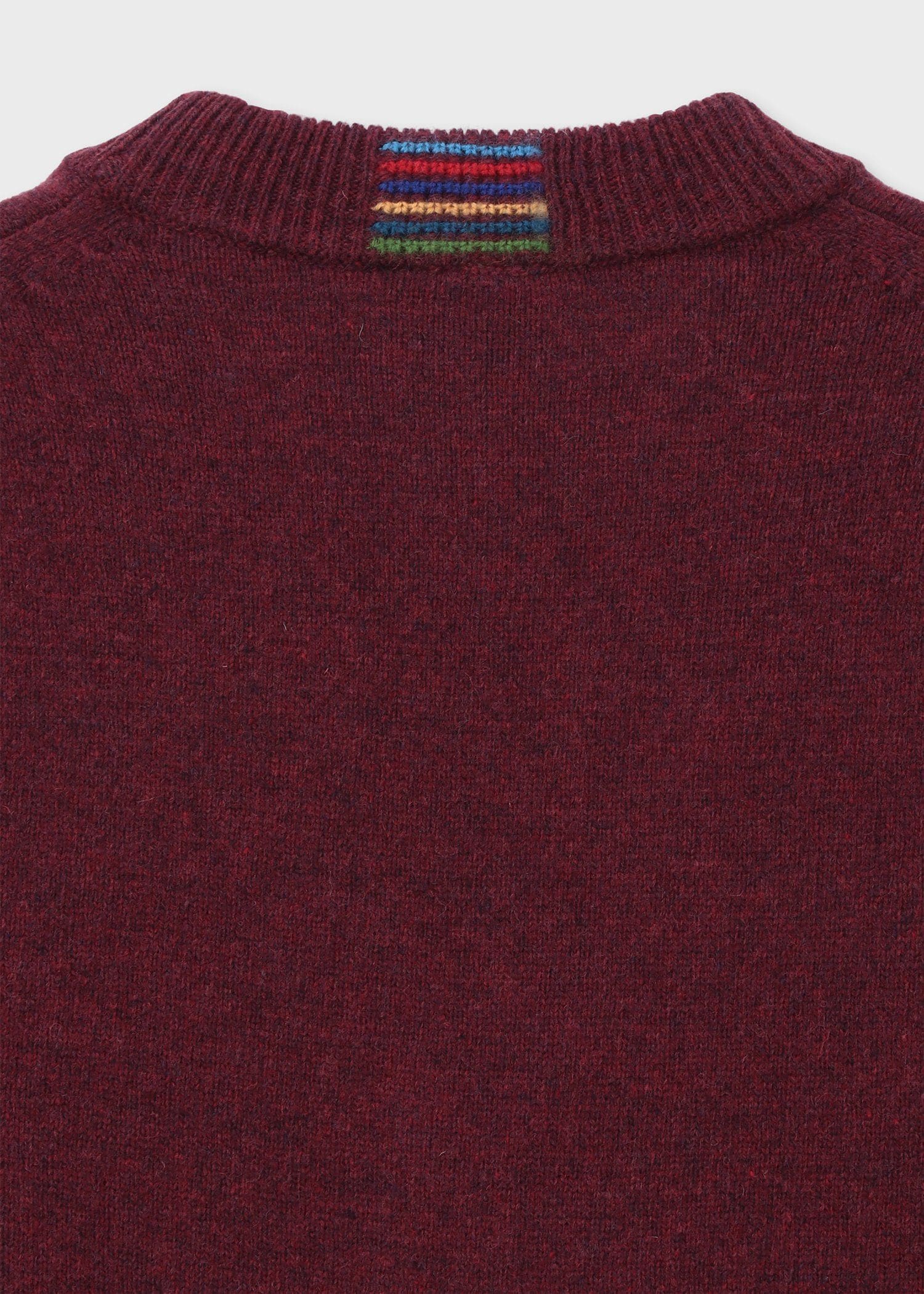 専用ページ新品 PS Paul Smith バーガンディ カーディガン スポーツストライプ Vネックカーディガン（バーガンディ） ｜ポール