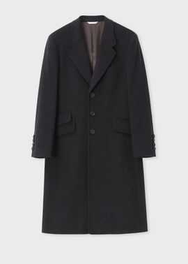 マイクロパターンカシミヤ チェスターコート ｜ポール・スミス