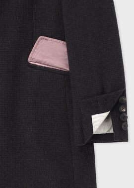 マイクロパターンカシミヤ チェスターコート ｜ポール・スミス