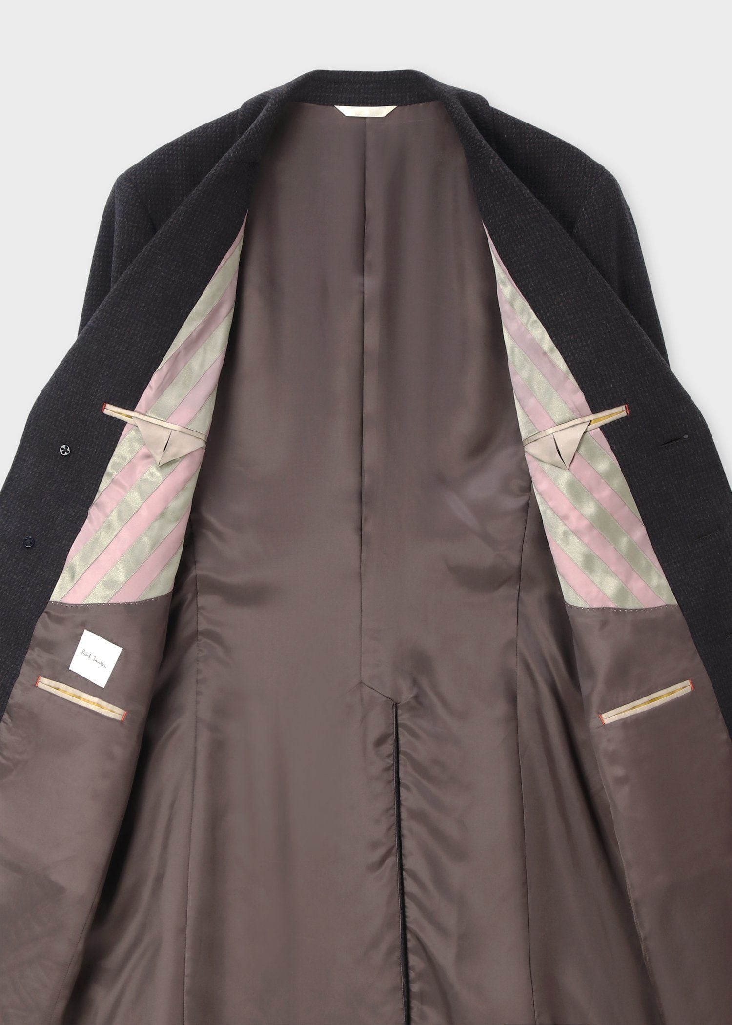 マイクロパターンカシミヤ チェスターコート ｜ポール・スミス