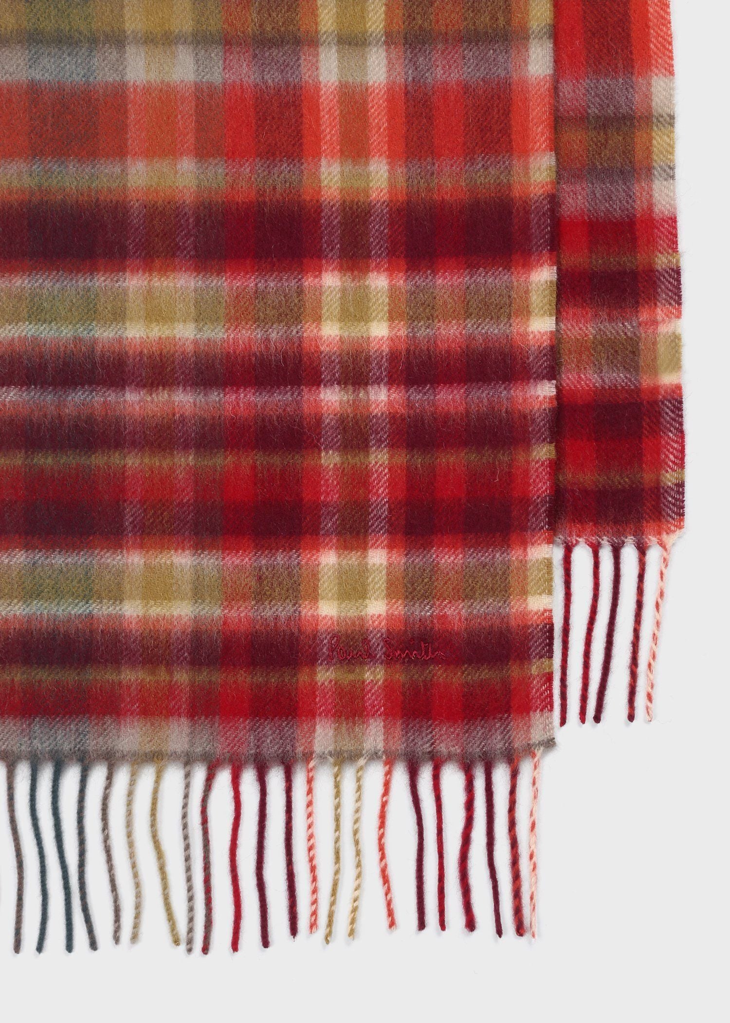 マルチカラーチェック マフラー