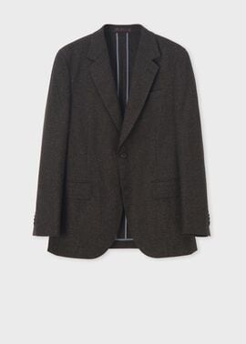 ウールシルク カラーネップツィード 2Bジャケット