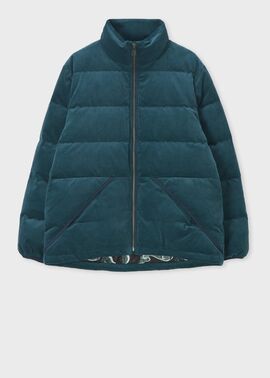 ナローウェールコーデュロイ ダウンジャケット