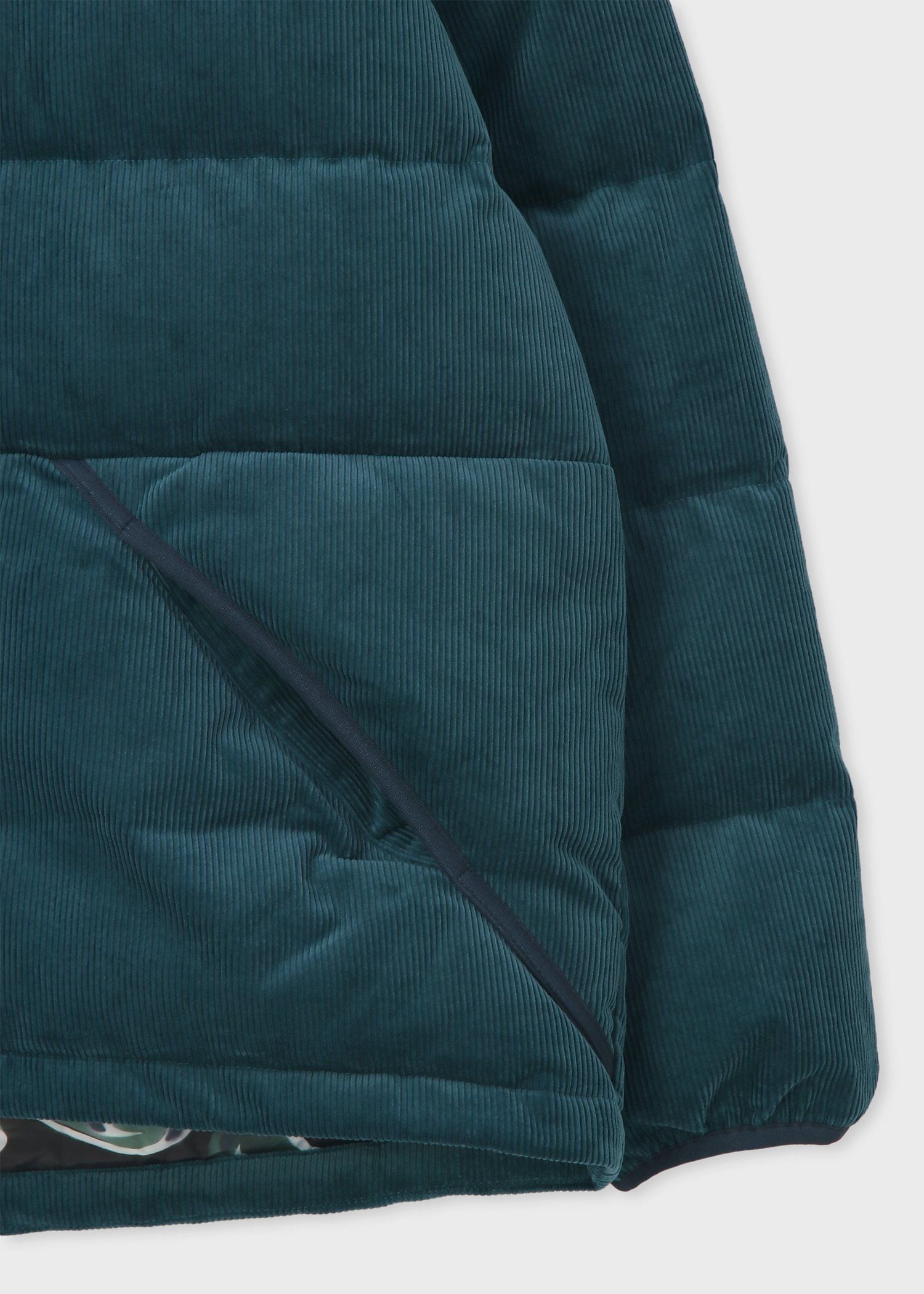 ナローウェールコーデュロイ ダウンジャケット