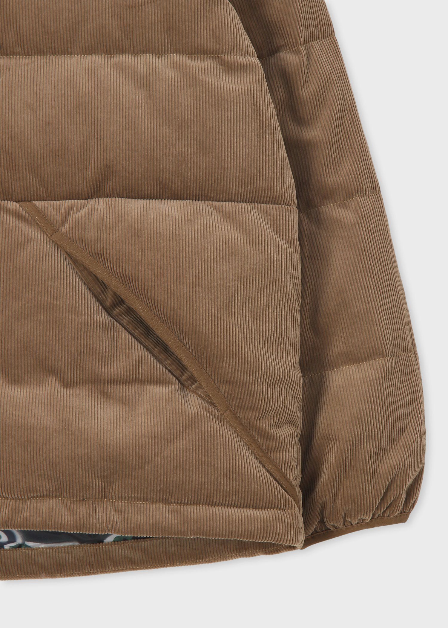 ナローウェールコーデュロイ ダウンジャケット