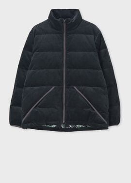 ナローウェールコーデュロイ ダウンジャケット