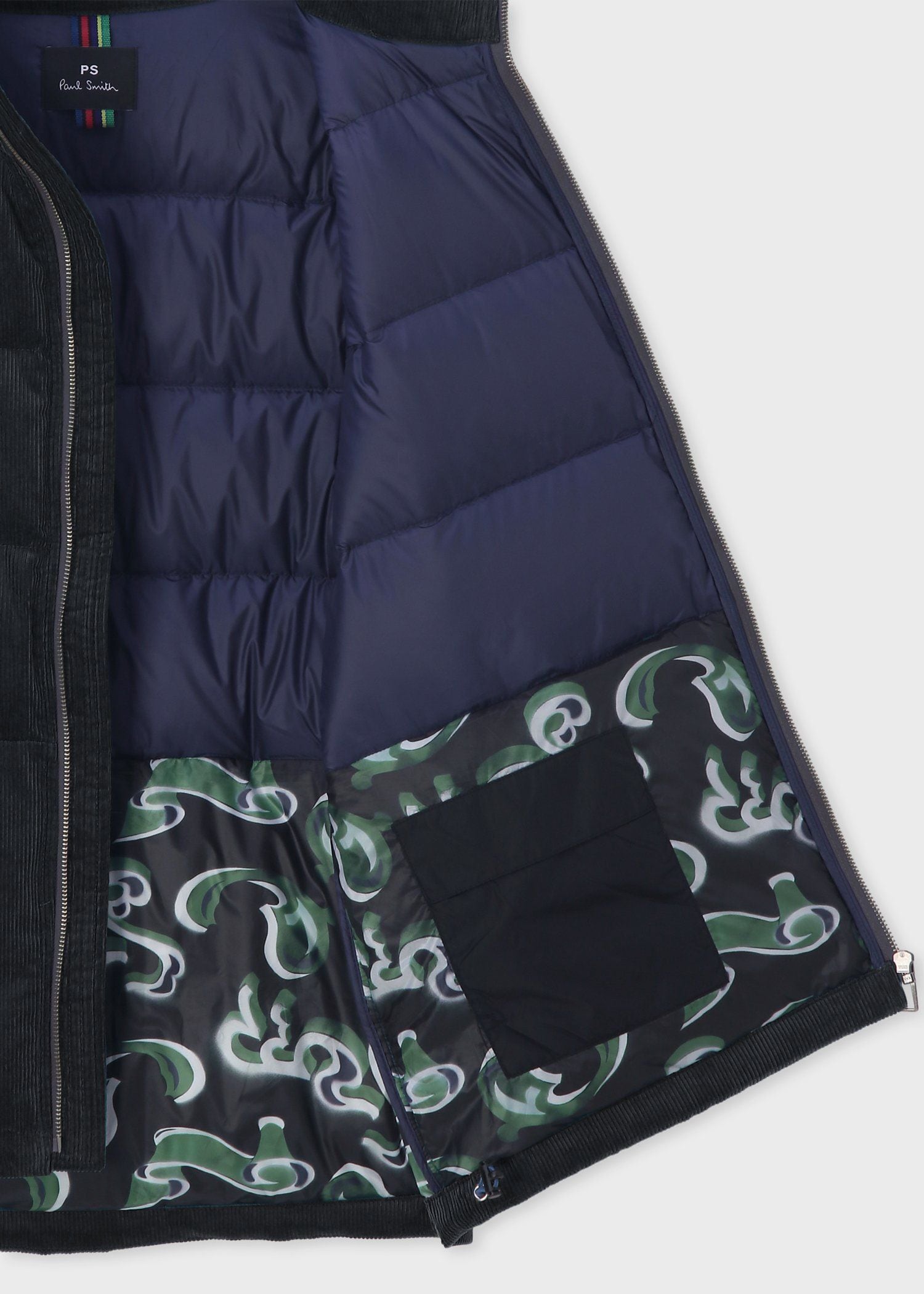 ナローウェールコーデュロイ ダウンジャケット