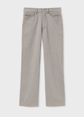 ウールコットンツイル 5ポケットパンツ