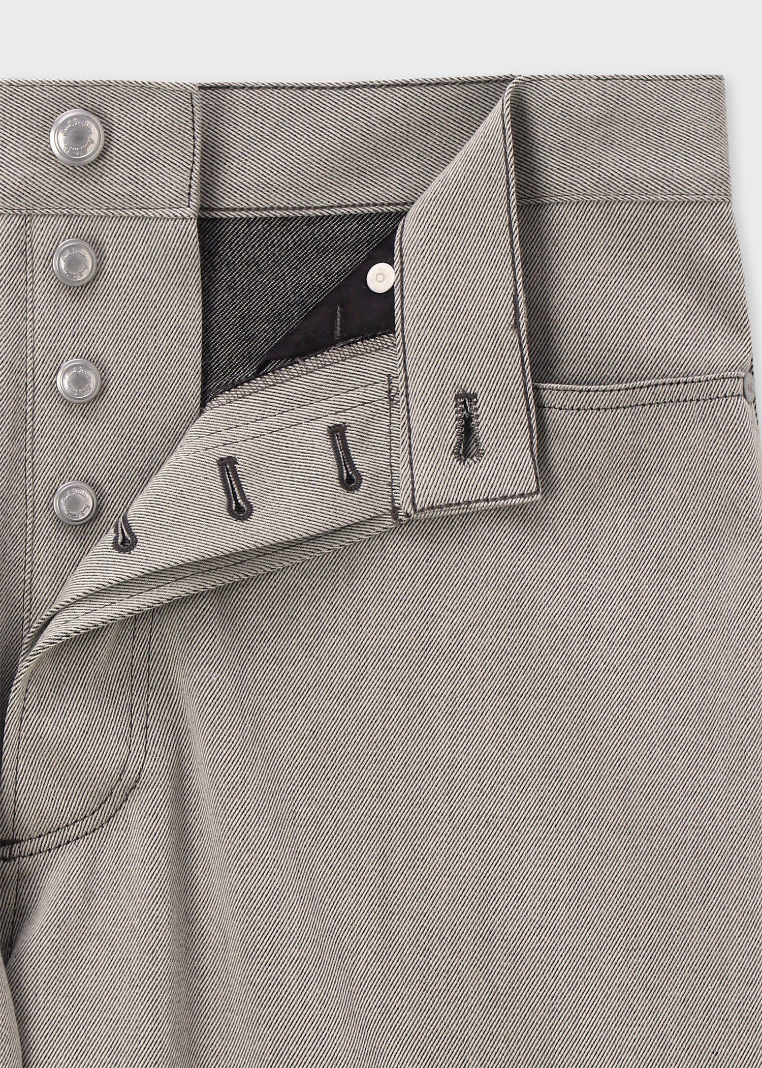 ウールコットンツイル 5ポケットパンツ