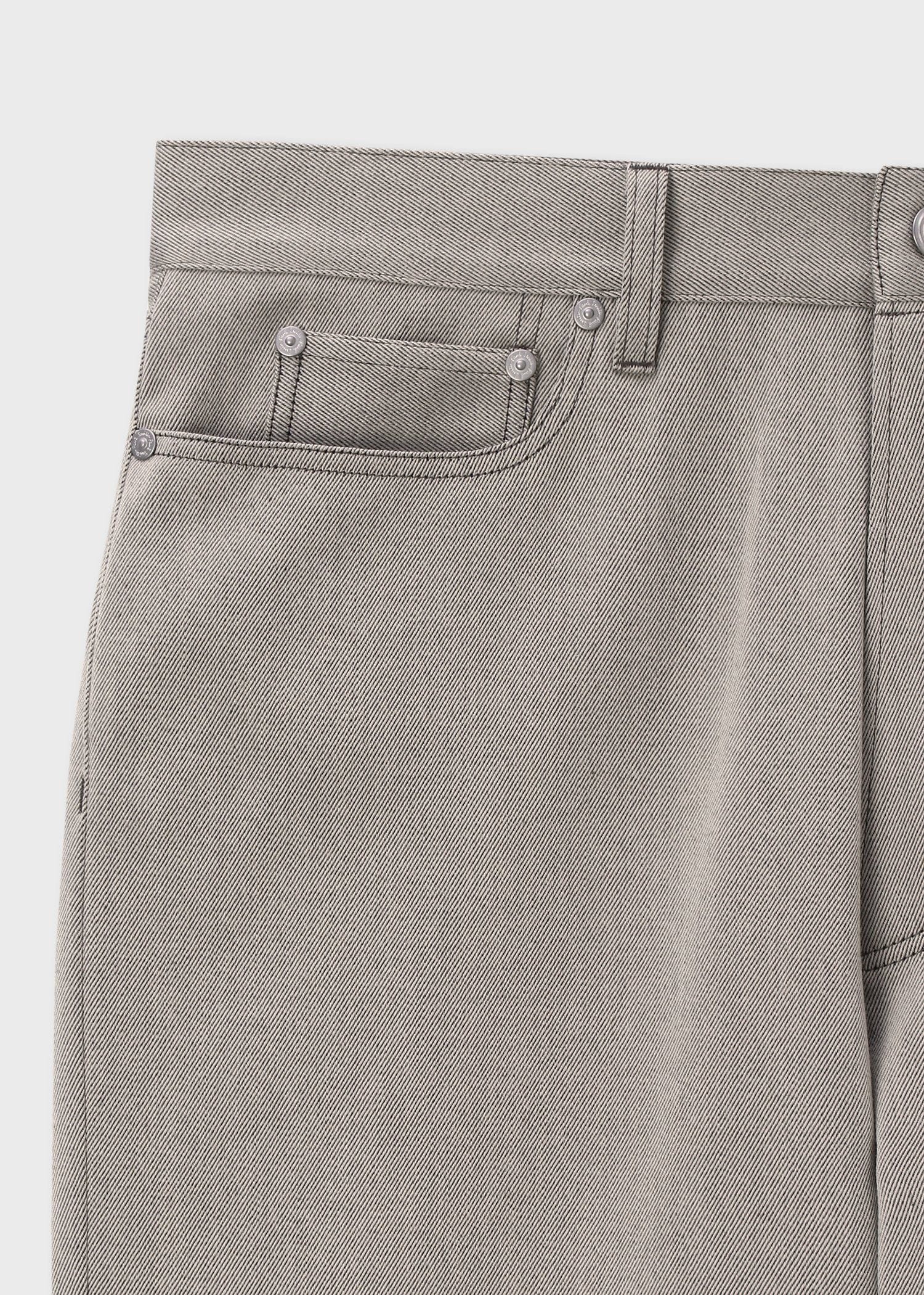 ウールコットンツイル 5ポケットパンツ