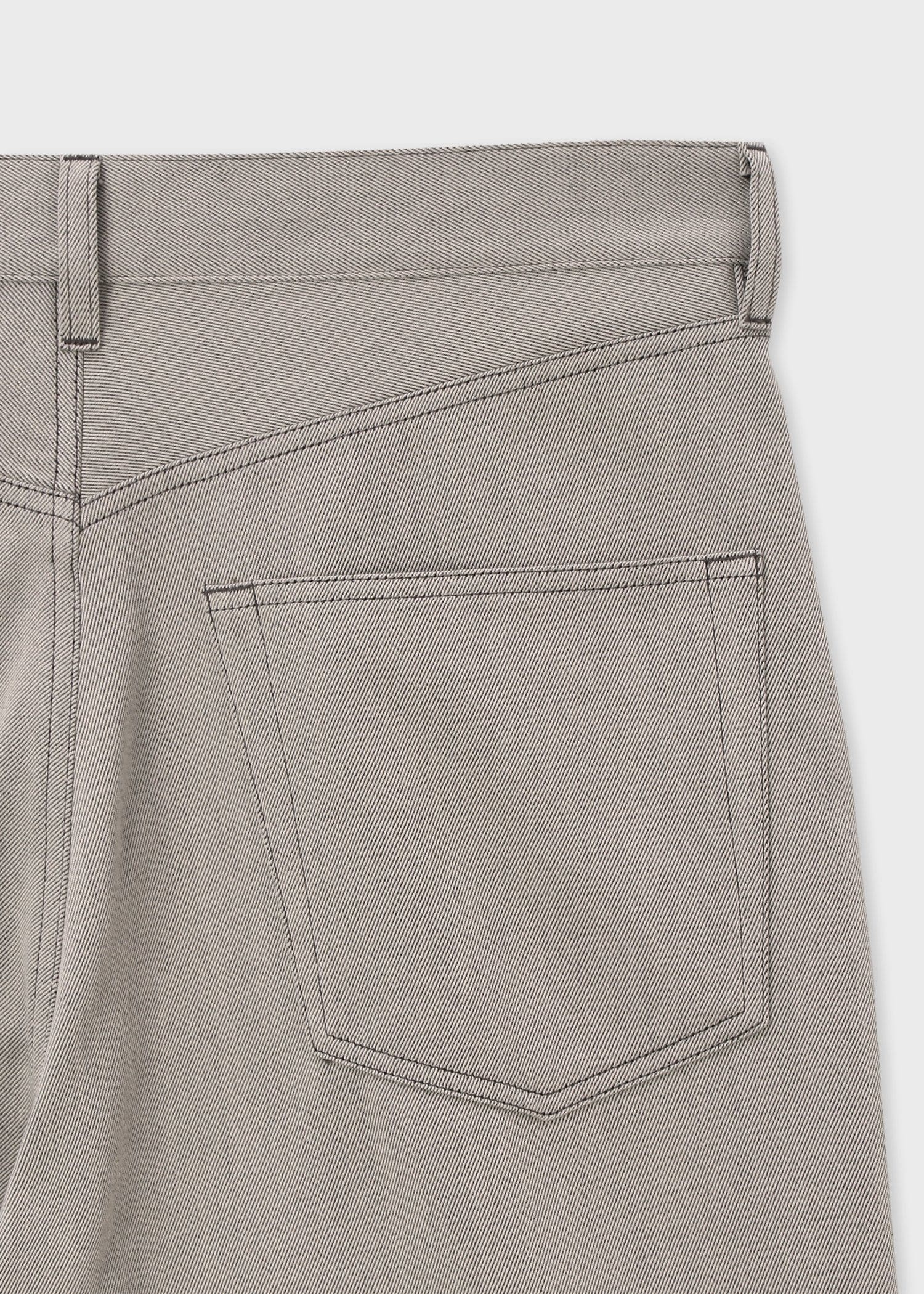 ウールコットンツイル 5ポケットパンツ